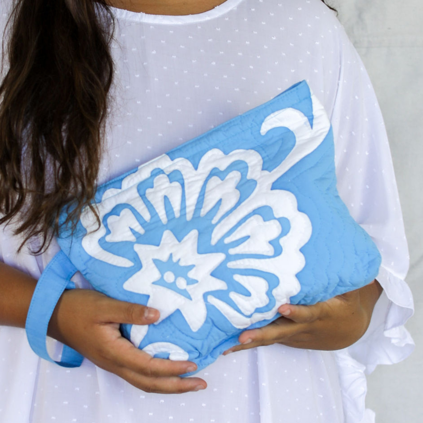 The Quilted Clutch in Vintage Flower