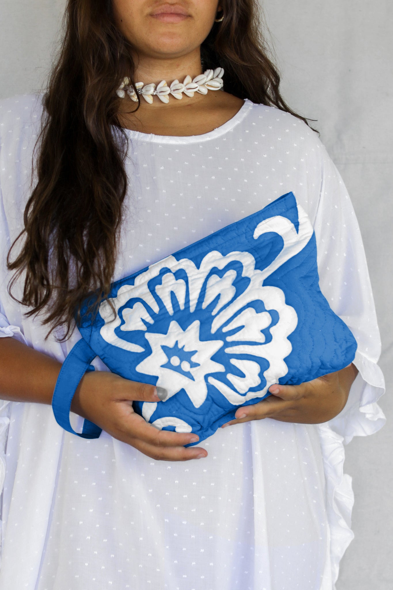 The Quilted Clutch in Vintage Flower