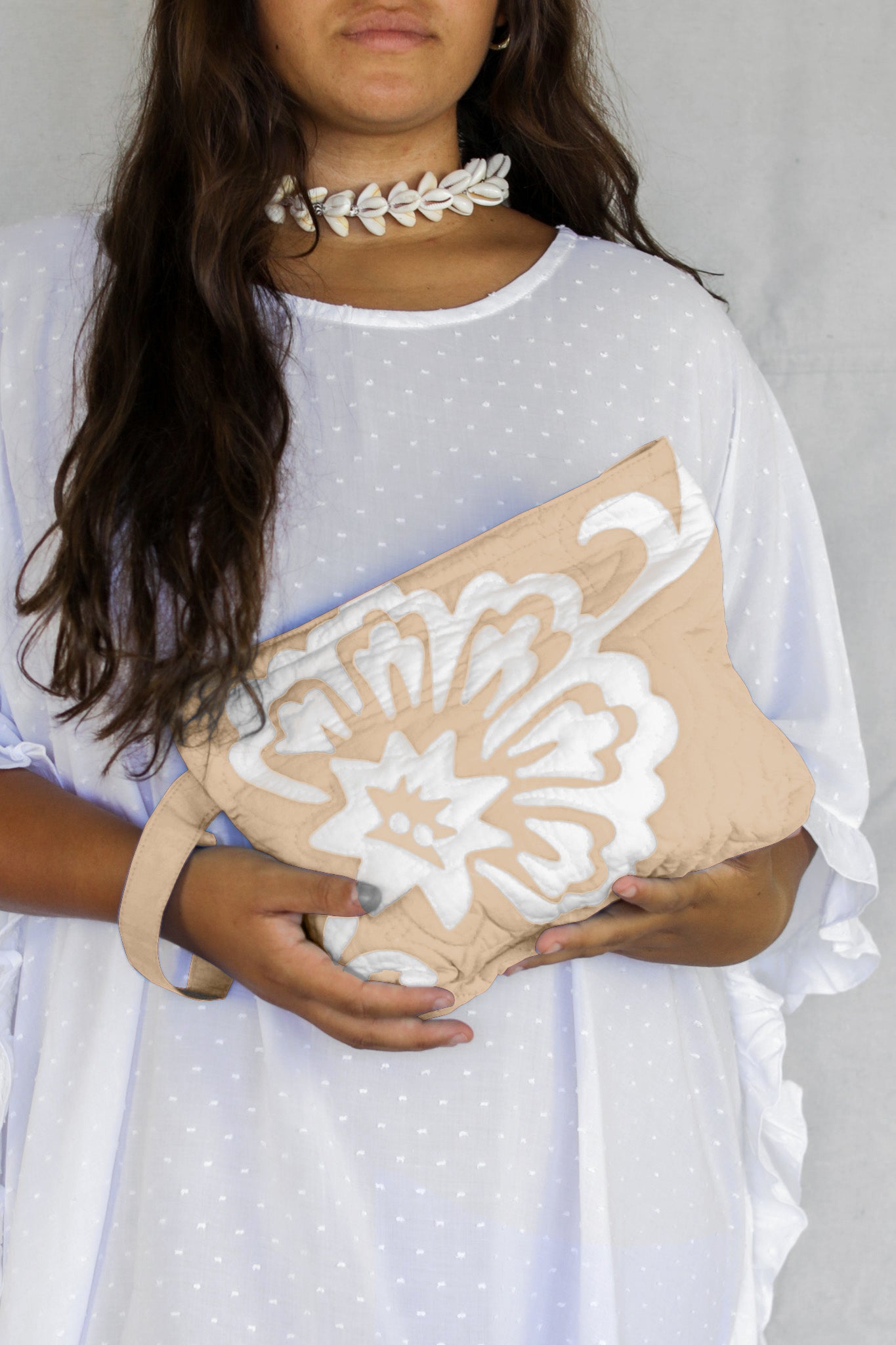 The Quilted Clutch in Vintage Flower