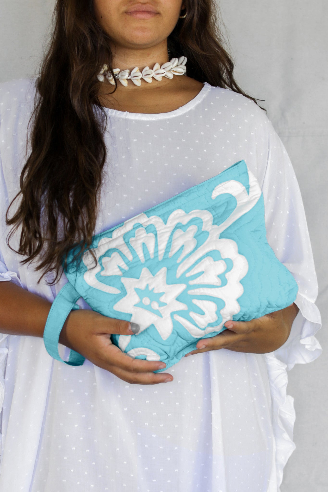 The Quilted Clutch in Vintage Flower