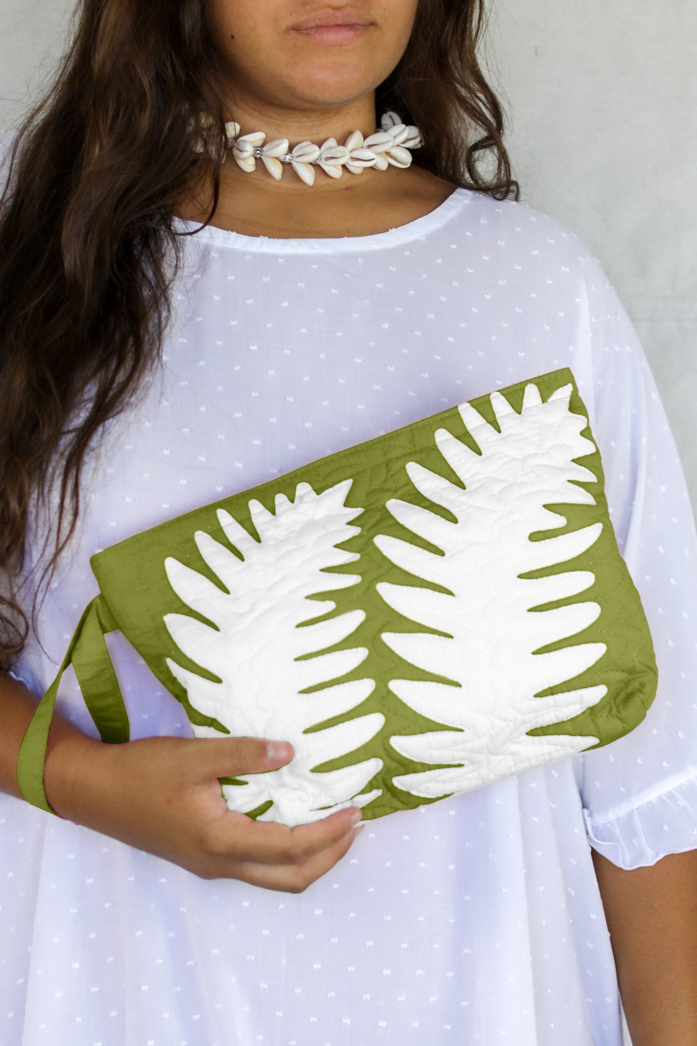 The Quilted Clutch in Laua'e