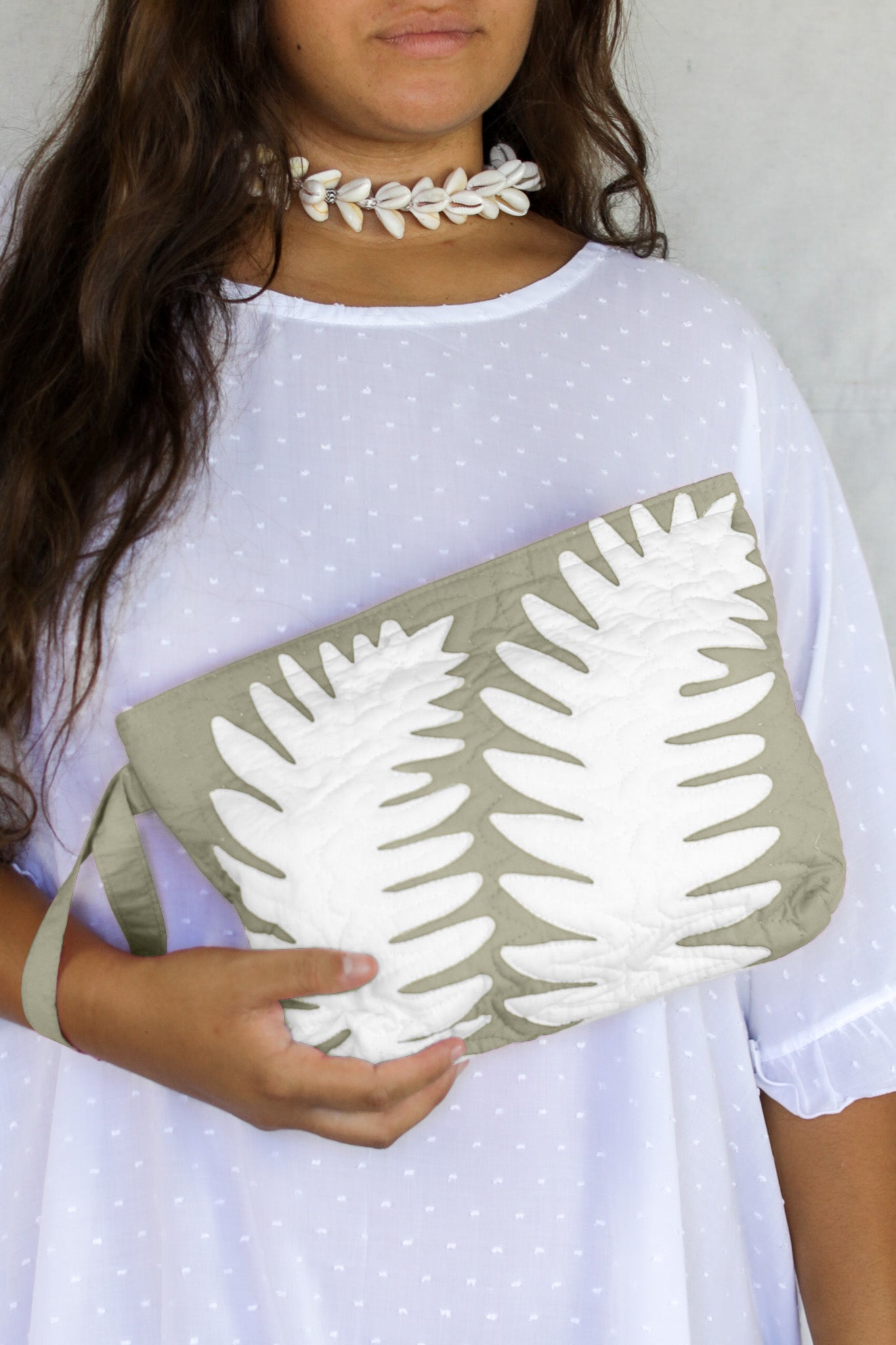 The Quilted Clutch in Laua'e