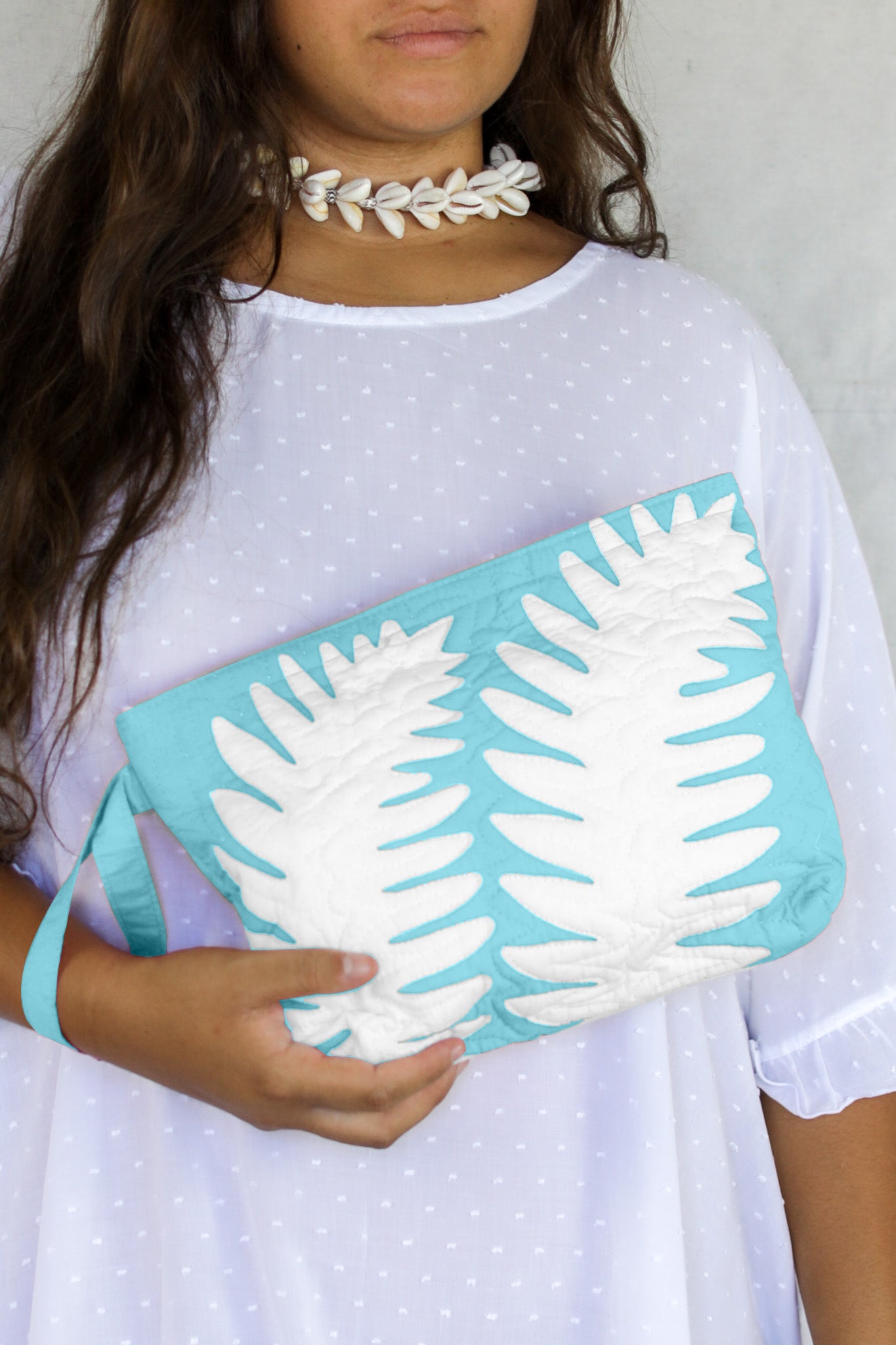 The Quilted Clutch in Laua'e