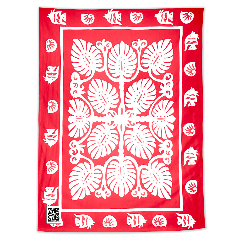 The Maui Beach Sheet in Woodrose