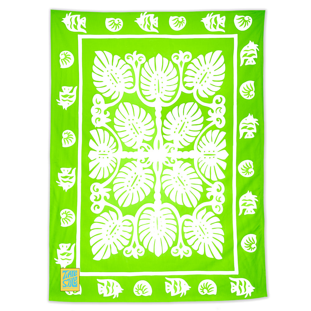 The Maui Beach Sheet in Monstera