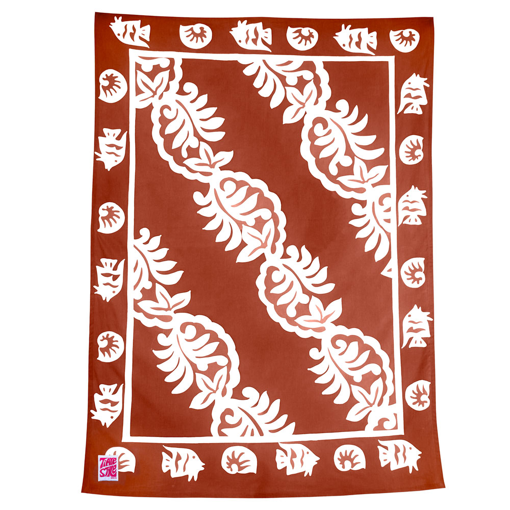 The Maui Beach Sheet in Woodrose