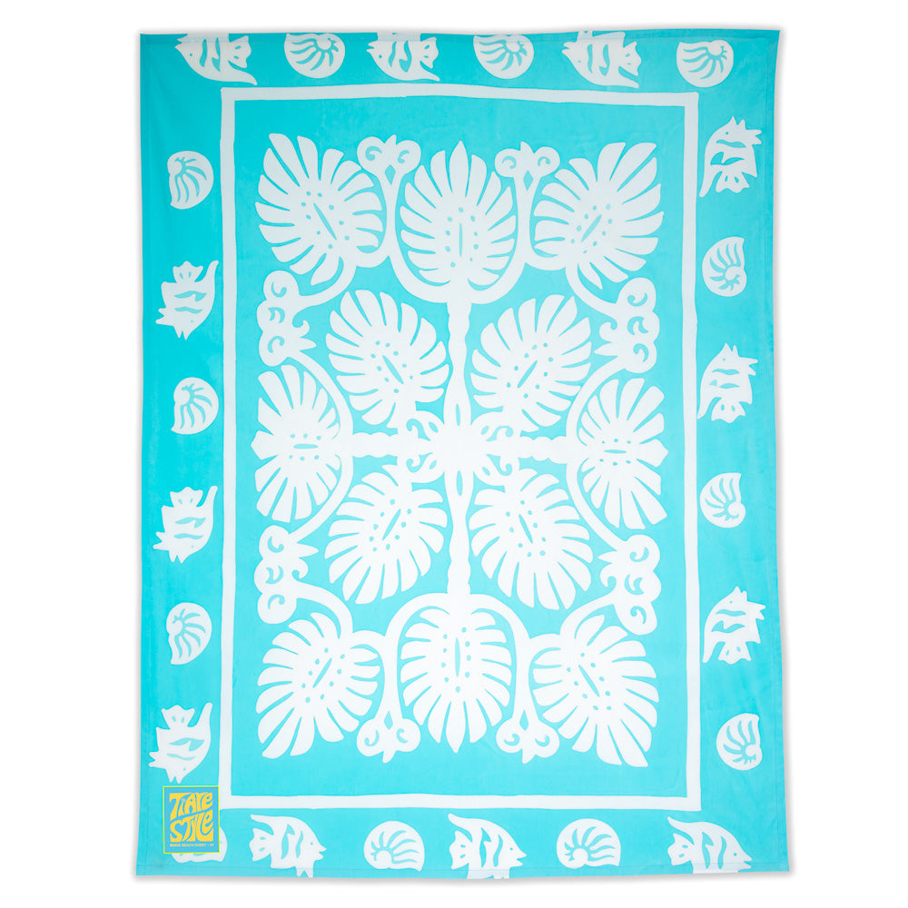 The Maui Beach Sheet in Monstera