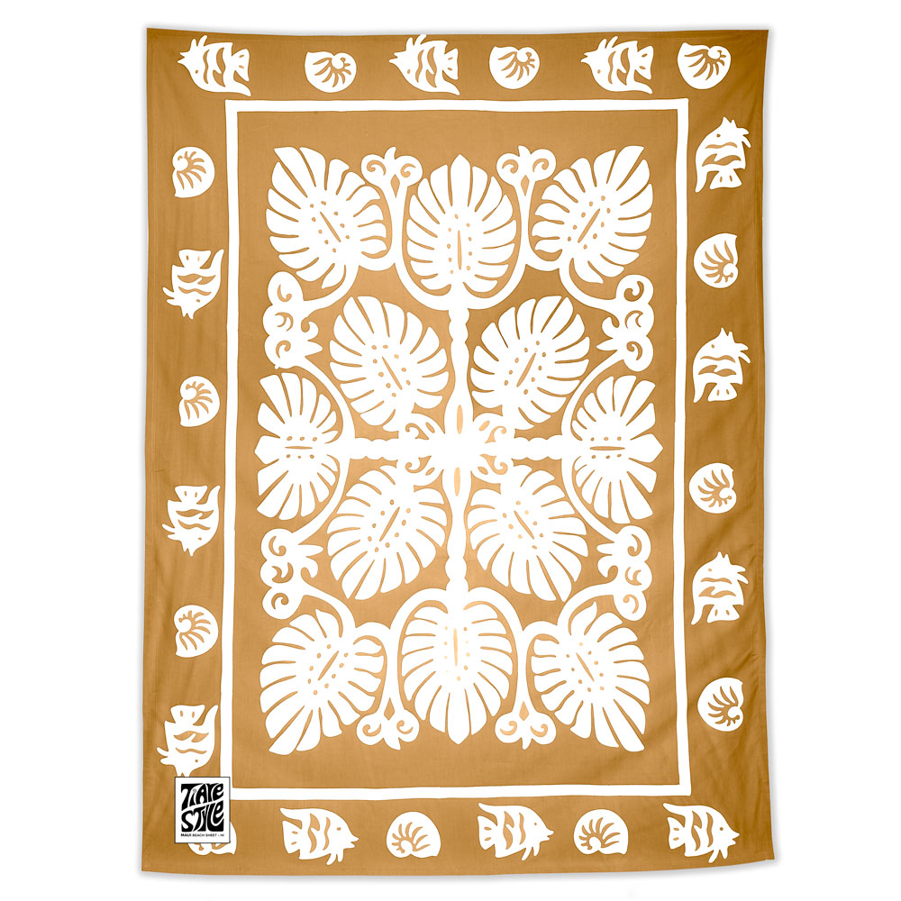 The Maui Beach Sheet in Monstera