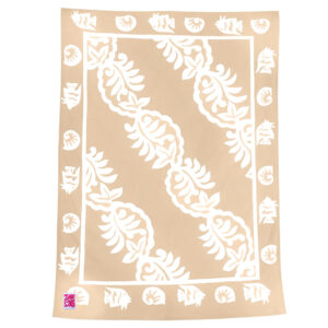 Product image of Woodrose pattern Maui Beach Sheet in a Sandy Beach color.